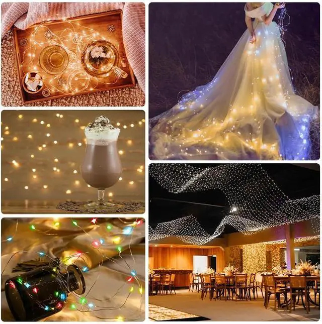 Alt view image 5 of 7 - 2 Pack Multicolour Fairy Lights
