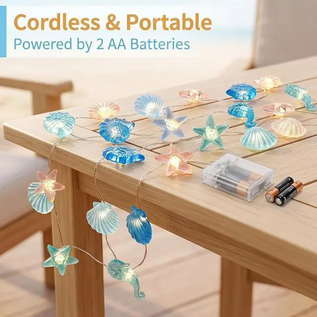 Alt view image 3 of 7 - Butterfly Fairy String Lights