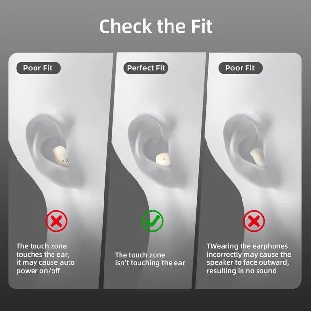 Alt view image 2 of 7 - Sleep Earbuds for Side Sleepers,Mini Invisible Wireless Earbuds for Small Ear Canals,Bluetooth 5.4, 40H Battery,Noise Blocking,Waterproof,LED Power Display,Tiny Earbuds for Work,Sleep(Purple)