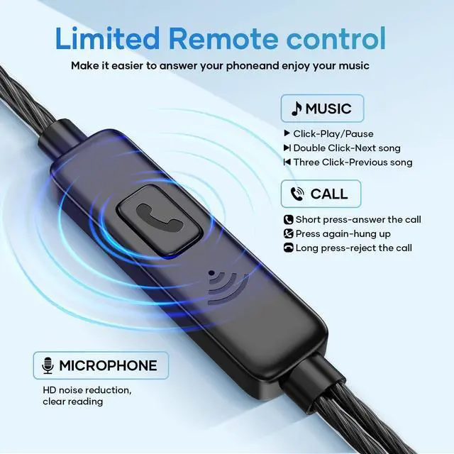 Alt view image 5 of 7 - LWZCAM USB C Earbuds with Microphone 5 Pack, in-Ear Wired Headphones with Noise Isolating, Type C Earphone Heavy Bass Stereo Headsets Compatible with iPad, Android Smartphones, for Most USB-C Devices