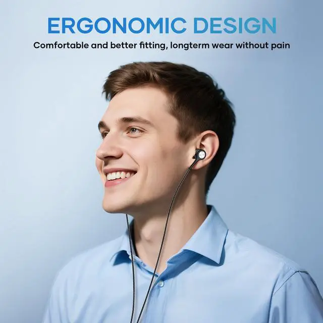 Alt view image 7 of 7 - LWZCAM USB C Earbuds with Microphone 5 Pack, in-Ear Wired Headphones with Noise Isolating, Type C Earphone Heavy Bass Stereo Headsets Compatible with iPad, Android Smartphones, for Most USB-C Devices
