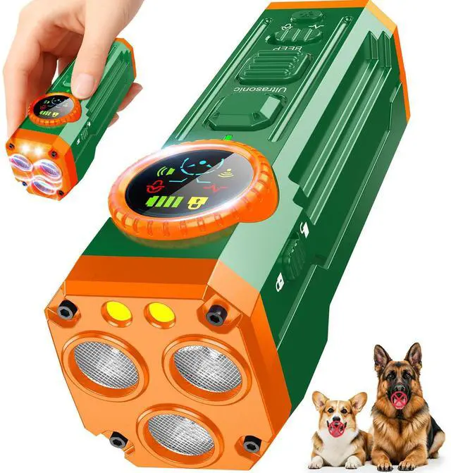 Main image of 2026 Upgraded Smart Display Anti Barking Device for Dogs, 3X Dog Bark Deterrent Devices Bark Control with Screen & Flashlight, Rechargeable Dog Barking Silencer Portable for Indoor & Outdoor Use