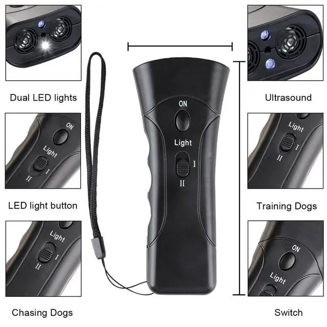 Alt view image 4 of 7 - Super Ultrasonic Dog Chaser,Training Dog Banish Dog Machine | Stop Animals Attacks Aggression