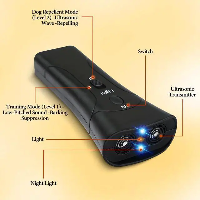 Alt view image 3 of 7 - Ultrasonic Dog Chaser,Training Dog Banish Dog Machine,Control Devices Training Tool Stop Barking Sonic Dog Repeller