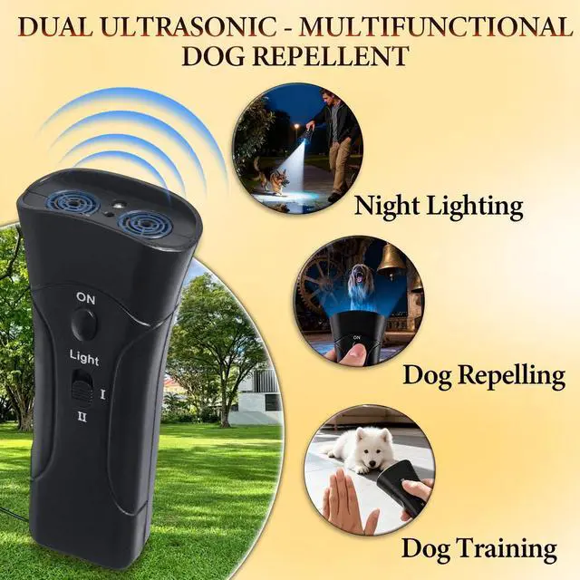 Alt view image 4 of 7 - Ultrasonic Dog Chaser,Training Dog Banish Dog Machine,Control Devices Training Tool Stop Barking Sonic Dog Repeller