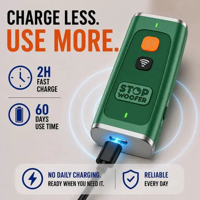 Alt view image 4 of 6 - NEW 2026 Dog Bark Deterrent Device - Ultrasonic Anti Barking Device for Dogs - Humane Rechargeable Bark Control & Dog Training Tool for Small Medium Large Dogs - Indoor Outdoor Anywhere Daily