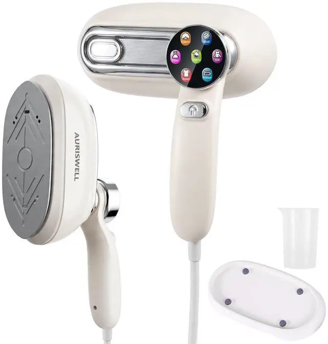 Main image of Handheld Steamer for Clothes, 1200W Portable 2-in-1 Garment Steamer & Travel Iron with 7 Modes, 180° Rotatable Handle, Fast 8s Heat-Up, Visual Panel & Self-Clean, 160ml for Home