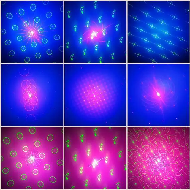 Alt view image 2 of 7 - DJ Disco Ball Party Lights with Sound-Activated Remote | Durable ABS RGB LED Strobe Stage Lighting, Light Projector for Xmas, Rave, Club, Bar, Home Room Decoration, DJ Stage Light.