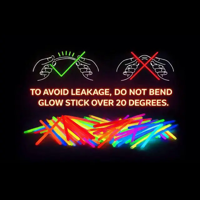 Alt view image 3 of 6 - PartySticks Glow Sticks Party Supplies 100pk - 8 Inch Glow in the Dark Light Up Sticks Party Favors, Glow Party Decorations, Neon Party Glow Necklaces and Glow Bracelets with Connectors