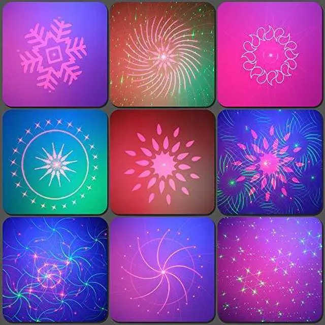 Alt view image 3 of 7 - Party Lights Dj Disco Lights, Mini Strobe Stage Light Lighting Accessories Laser Llights Projector with Remote Control for Parties Bar Birthday Holiday Event Live Show Xmas Decorations Lights