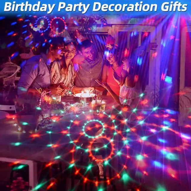 Alt view image 3 of 3 - Disco Ball Light, Party Favors & Decorations, USB LED Mini Sound Activated DJ Dance Colourful RGB Strobe Lamp for Home Room Dance Karaoke Xmas Halloween Happy Birthday Wedding Club Show