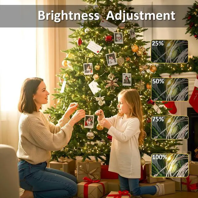 Alt view image 4 of 7 - Photo Clip String Lights 33FT 100 LED Fairy Lights Bedroom Dorm | 45 clear clips, remote, USB and battery powered design. Perfect for bedroom, dorm, party and memory wall decor
