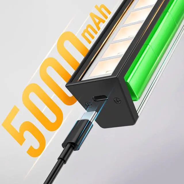 Alt view image 3 of 7 - Picture Lights for Wall, Battery Operated Picture Light 16in Gallery Light for Paintings CCT Dimmable Recharging Battery Wall Light with Remote Control for Living Room Gallery Dartboard Art Bathroom