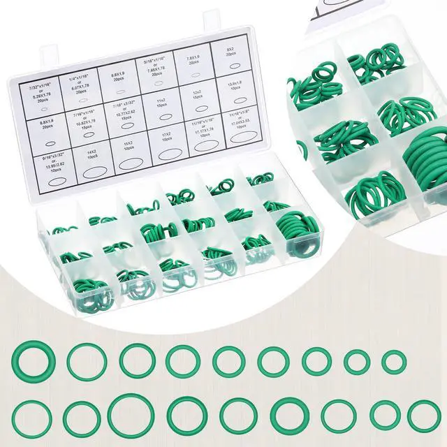 Alt view image 3 of 7 - DaisyInner 413 Pcs R134A Valve Core Tools A/C Refrigerant Valve Core Quick Remover and Rubber Sealing O Ring Kit 1/4 Replacement Gaskets Hose Seals for Automotive Air Conditioner System