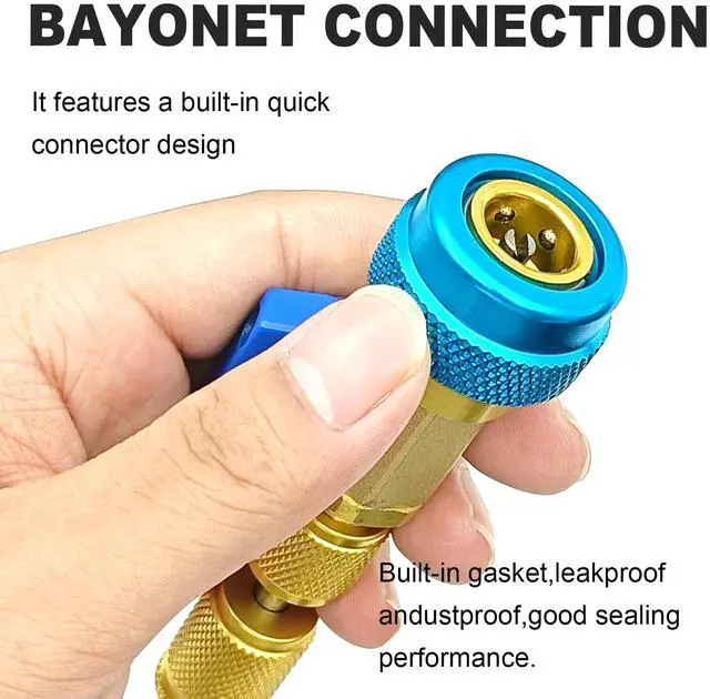 Alt view image 6 of 7 - 31Pcs A/C Valve Core Tool Kit R134A Remover Installer Set | Fits cars trucks SUVs. R134a valve core remover set. 31pcs seal caps. High low AC tool. Durable repair kit