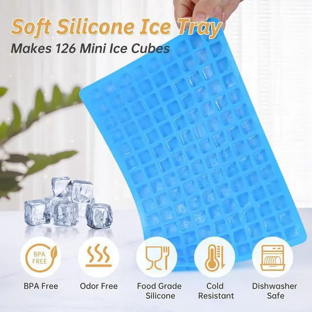 Alt view image 4 of 7 - NiHome Ice Chilled Party Platter Tray with 6 Sections & Covers for Salads, Fruits, Condiments, Appetizers, BPA-Free Plastic, Ice Storage to Keep Food Fresh for Indoor & Outdoor Parties, BBQs, Picnics