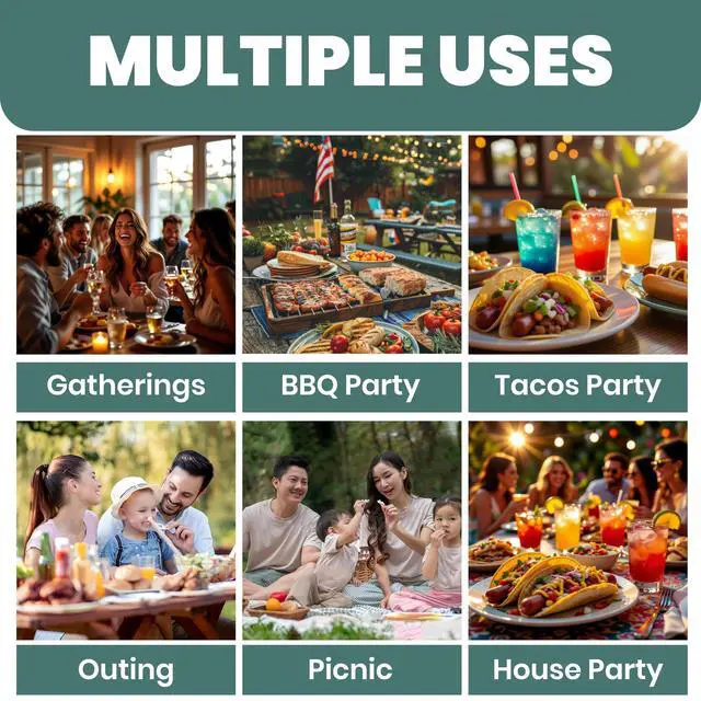 Alt view image 7 of 7 - Condiment Containers with lids Stainless Steel 5 Spoons, 5 Forks and 2 Tong | Chilled Serving Trays for Party 5 Removable Containers 20oz each Condiment Caddy for Bar Accessories Fruit and Salad Taco