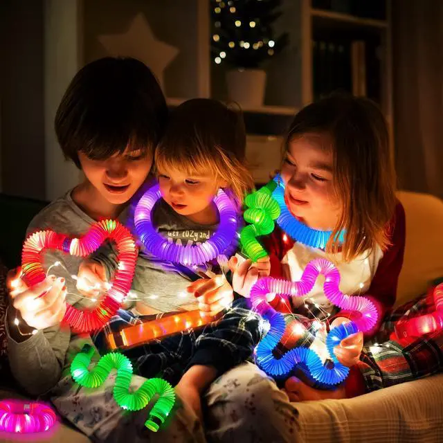 Alt view image 2 of 6 - Glow Sticks Party Favors for Kids 12-96 PCS, Glow in Dark Party Supplies | Light Up Neon Necklace Bracelet Accessories Decorations for Toddlers Boys Girls,Fun for Halloween Birthday Dance Camp Care