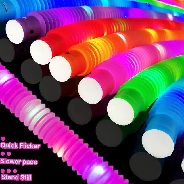 Alt view image 4 of 6 - Glow Sticks Party Favors for Kids 12-96 PCS, Glow in Dark Party Supplies | Light Up Neon Necklace Bracelet Accessories Decorations for Toddlers Boys Girls,Fun for Halloween Birthday Dance Camp Care