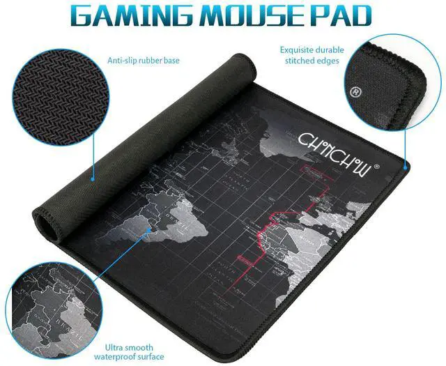Alt view image 7 of 7 - Keyboard and Mouse Gaming LED Wired Combo with Emitting Character Keyboard 4800DPI 2 Side Button USB Mouse Rainbow Backlit Mechanical Feeling Compatible with PC Raspberry Pi Mac Xbox one ps4