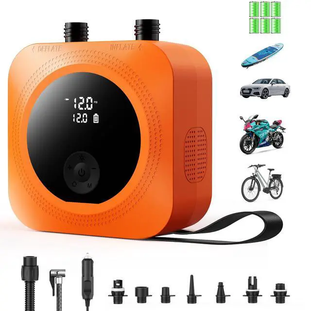 Main image of 50 PSI Electric Paddle Board Pump, 15600mAh Rechargeable SUP Pump | Fast 50 PSI Inflation, 7 SUPs/Charge, Hands-Free Auto-Off, Active Cooling for Longer Use, Easy Inflate/Deflate, 12V Car Power