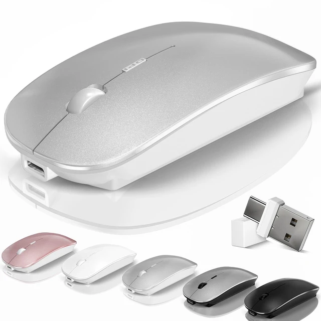 Main image of Bluetooth Wireless Mouse for MacBook Mac Air Pro Laptop PC Pad with Jiggler
