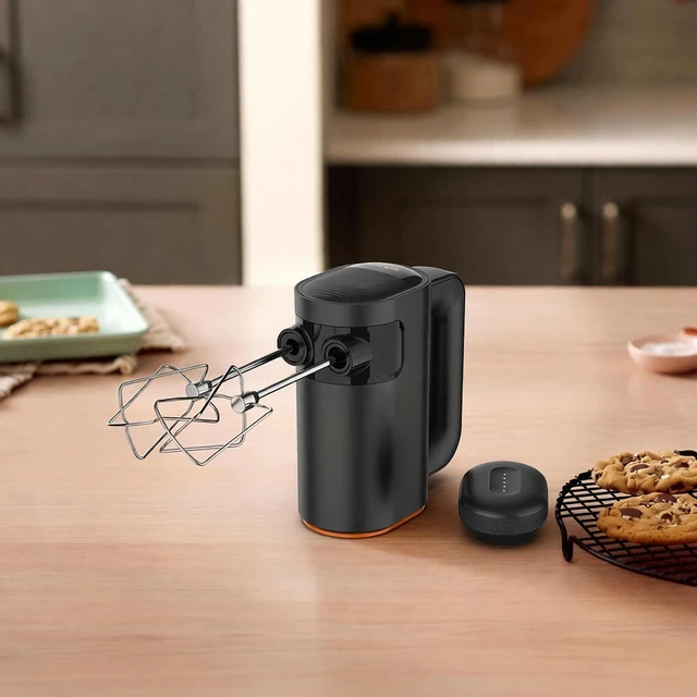 Alt view image 2 of 7 - Cordless Hand Mixer Electric,Removable battery,8-Speed,LED Digital Display