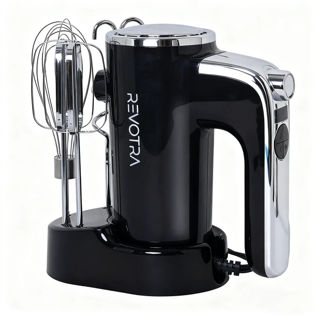 Main image of Electric Hand Mixer, Handheld Mixer with LCD Display and Storage Base