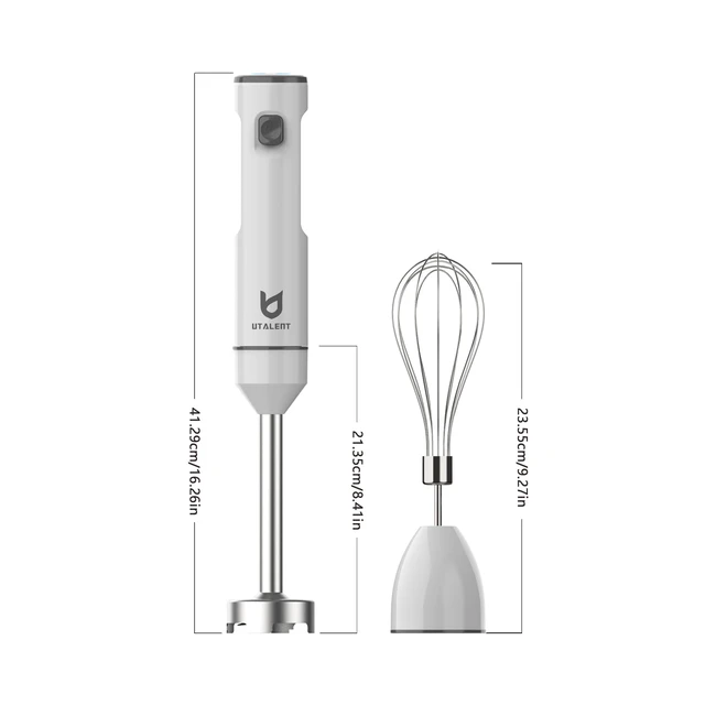 Alt view image 5 of 7 - UTALENT Cordless Hand Blender with whisk for Smoothies, Milkshakes & Soups