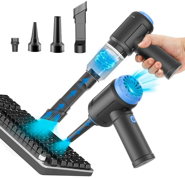 Main image of Meudeen Air Duster - Computer Vacuum Cleaner - for Keyboard Cleaning - Cordless Canned Air - 110000RPM Powerful PC Cleaner(VC08)