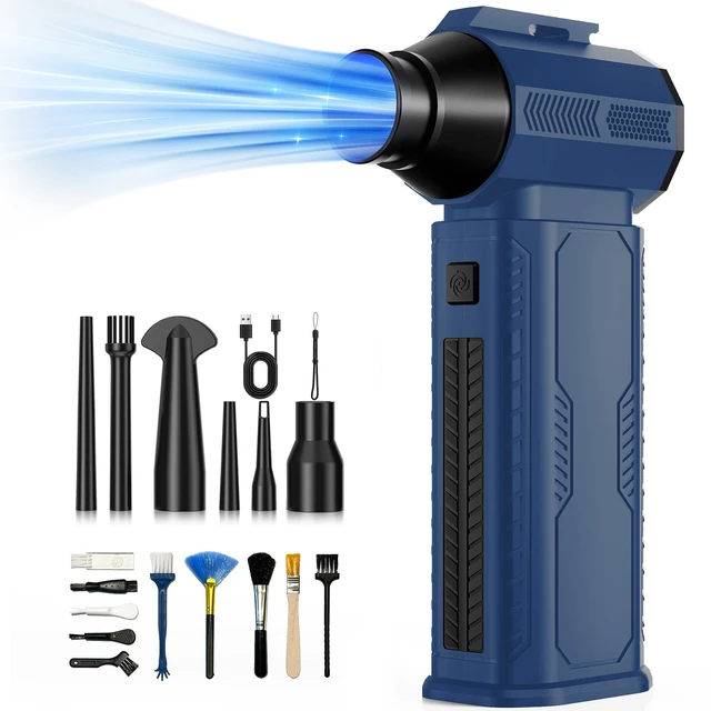 Main image of Compressed Air Duster, 130,000RPM Ultra-Powerful Electric Air Duster