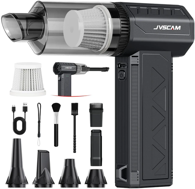 Main image of Compressed Air Duster&Vacuum Cleaner, 3-in-1 150000RPM Cordless Air Blower