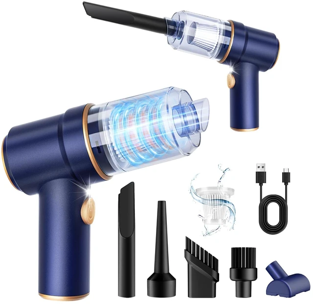 Main image of KMM Handheld Car Vacuum Cleaner, Hand Held Vacuum Cleaner and Air Duster