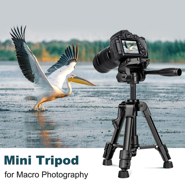 Alt view image 6 of 7 - JOILCAN Mini Tripod for Camera, 25" Tabletop Camera Tripod, Portable Travel Tripod with Phone/Tablet Holder, Lightweight Aluminum Tripods for DSLR Phone Spotting Scope