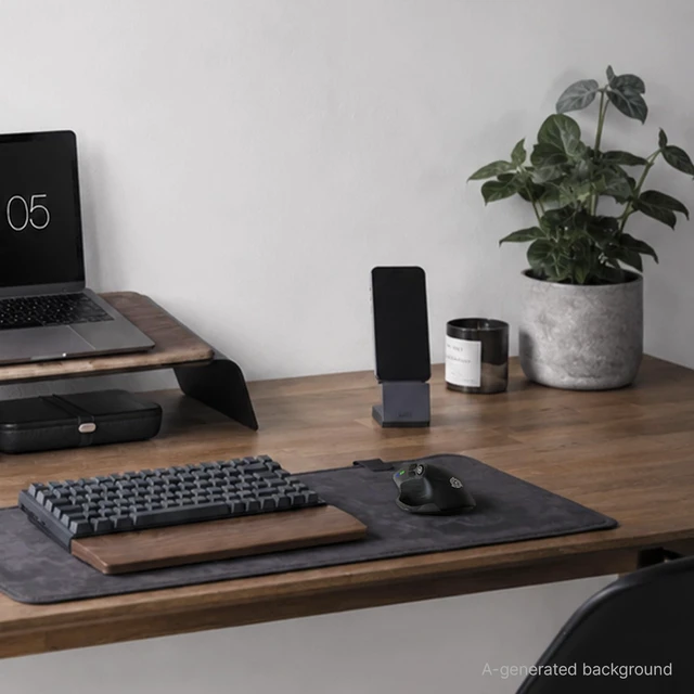 Alt view image 7 of 7 - Wireless Mouse, Bluetooth & 2.4GHz Ergonomic Silent Mouse