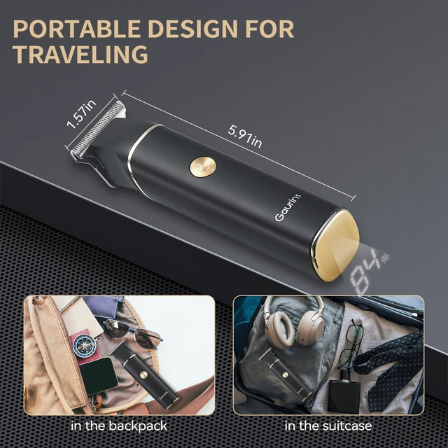 Alt view image 5 of 7 - Hair Trimmer for Men, Beard Trimmer for Men Professional, Electric Razor Shavers Zero Gapped T Blade Edgers Liners, Barber Clippers for Hair Cutting Mustache Facial with LCD Display Gifts for Men
