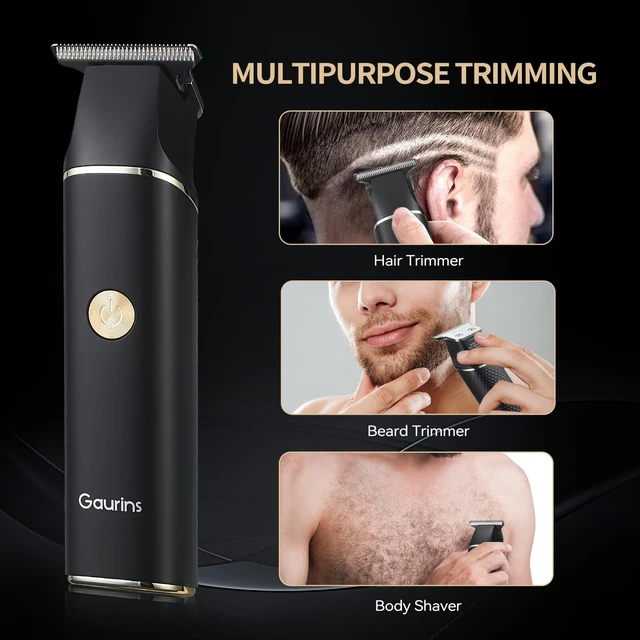 Alt view image 6 of 7 - Hair Trimmer for Men, Beard Trimmer for Men Professional, Electric Razor Shavers Zero Gapped T Blade Edgers Liners, Barber Clippers for Hair Cutting Mustache Facial with LCD Display Gifts for Men