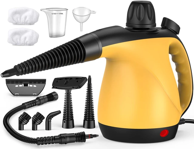 Main image of Handheld Pressurized Steam Cleaner for Home with 11Pcs Accessories, Heating & Chemical-Free Steamer for Cleaning, Multi-Surface Steam Cleaner for Car|Furniture|Floor|Tile|Grout|More