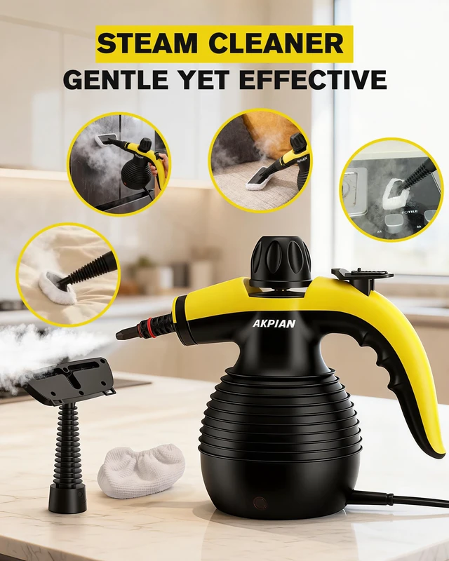 Alt view image 6 of 7 - Handheld Steam Cleaner, 221°F Steamer with Safety Lock