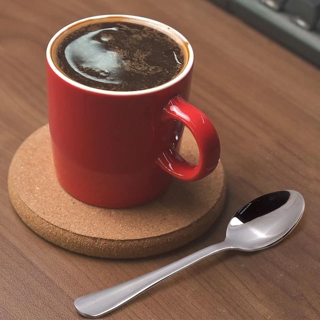 Alt view image 3 of 7 - homEdge Stainless Steel Espresso Spoon, 5 Inches Mini Coffee Spoon for Demitasse Dessert Tea, Set of 12