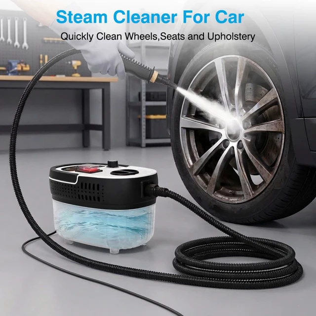 Alt view image 4 of 7 - Steam Cleaner with 15-in-1 Kit, Portable Steam Cleaner for Home & Car