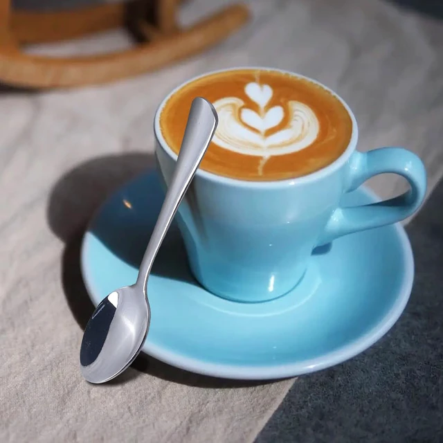 Alt view image 6 of 7 - homEdge Stainless Steel Espresso Spoon, 5 Inches Mini Coffee Spoon for Demitasse Dessert Tea, Set of 12