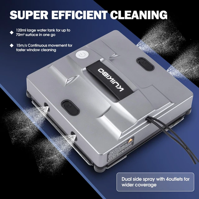 Alt view image 2 of 6 - K1 Window Cleaning Robot for Vertical Glass