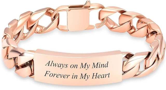 Main image of Hearbeingt Cuban Link Urn Bracelet for Ashes Cremation Bracelet