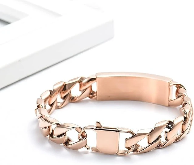 Alt view image 3 of 6 - Hearbeingt Cuban Link Urn Bracelet for Ashes Cremation Bracelet