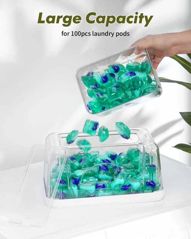Alt view image 5 of 6 - iCASA Trash Bag Dispenser Dishwasher Pods Container Under Sink Organizer