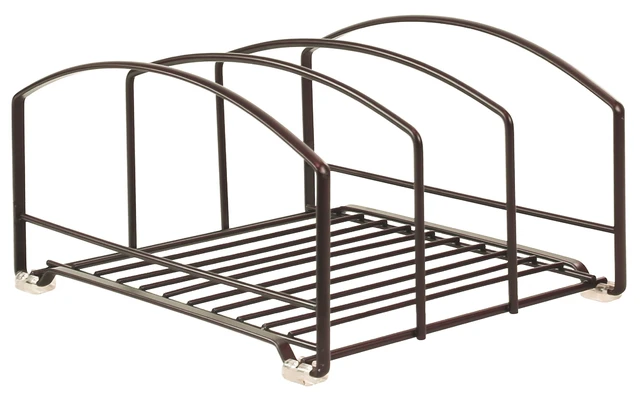 Alt view image 6 of 6 - Deco Brothers Cookware Organizer Rack for Kitchen Cabinet, 3 Slot Holder