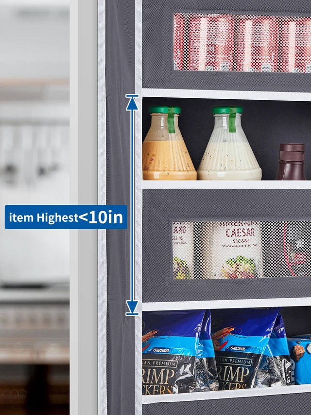 Alt view image 5 of 7 - JARLINK Over The Door Organizer, 5 Shelf Hanging Organizer w/ 5 Pockets