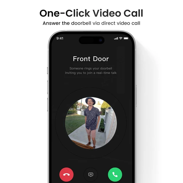 Alt view image 3 of 7 - aosu Video Doorbell Camera Wireless, 2K QHD, 170° Wide Angle, 2.4GHz WiFi