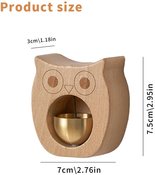 Alt view image 4 of 5 - New Magnetic Doorbell (Owl)